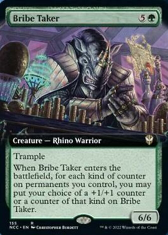 Bribe Taker (Extended Art) [Streets of New Capenna Commander] | Yard's Games Ltd