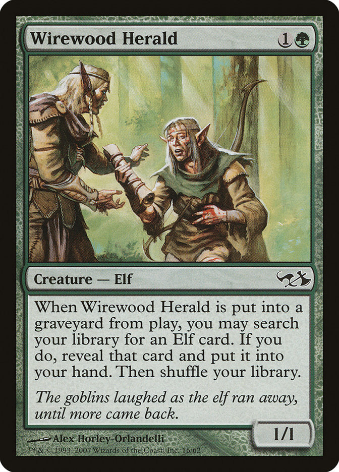 Wirewood Herald [Duel Decks: Elves vs. Goblins] | Yard's Games Ltd