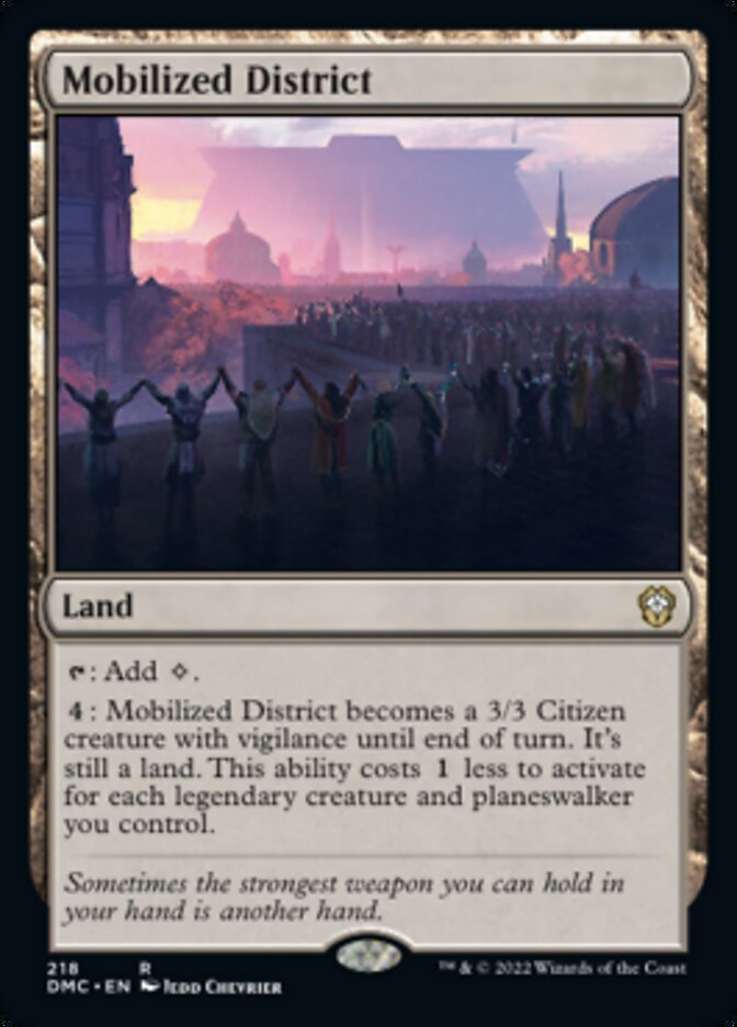 Mobilized District [Dominaria United Commander] | Yard's Games Ltd