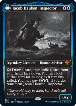 Jacob Hauken, Inspector // Hauken's Insight [Innistrad: Double Feature] | Yard's Games Ltd