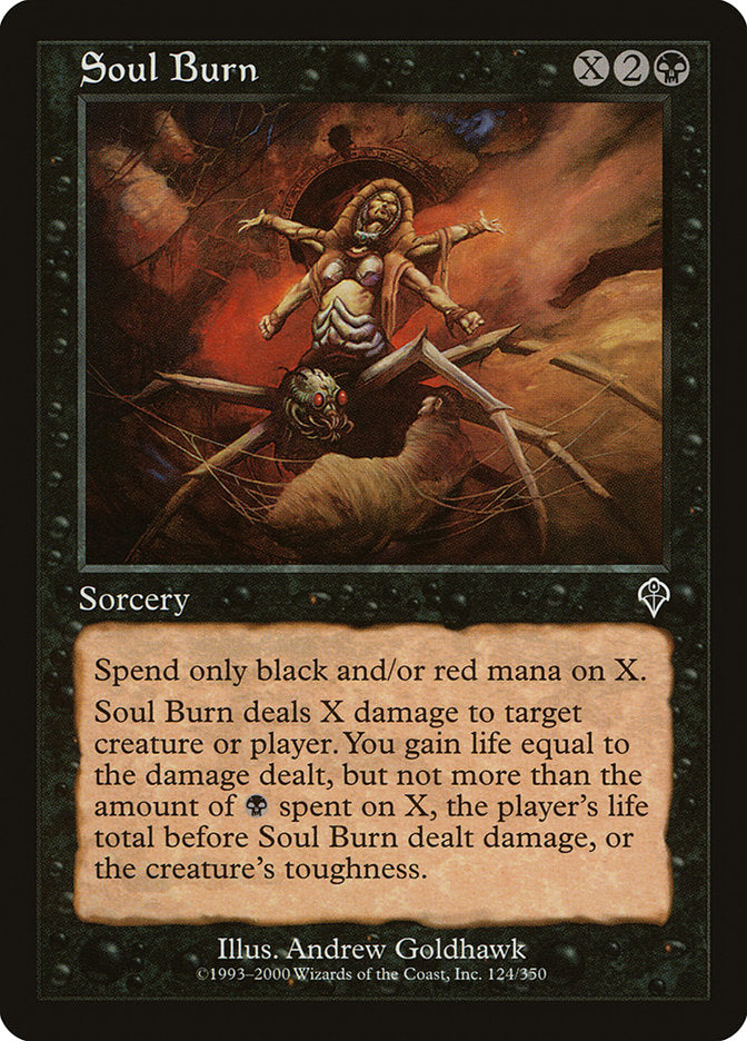 Soul Burn [Invasion] | Yard's Games Ltd