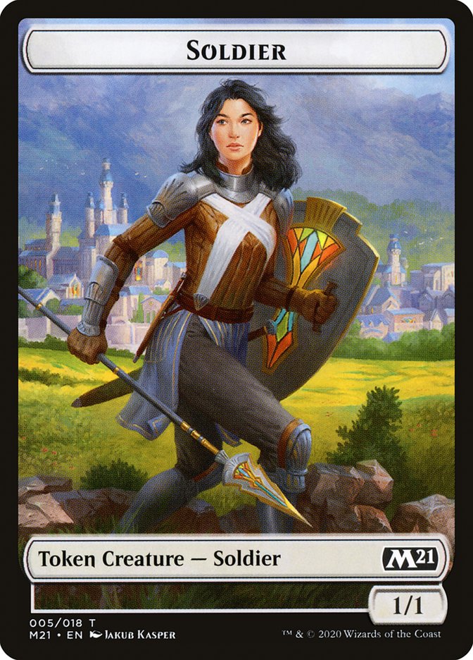 Soldier Token [Core Set 2021 Tokens] | Yard's Games Ltd