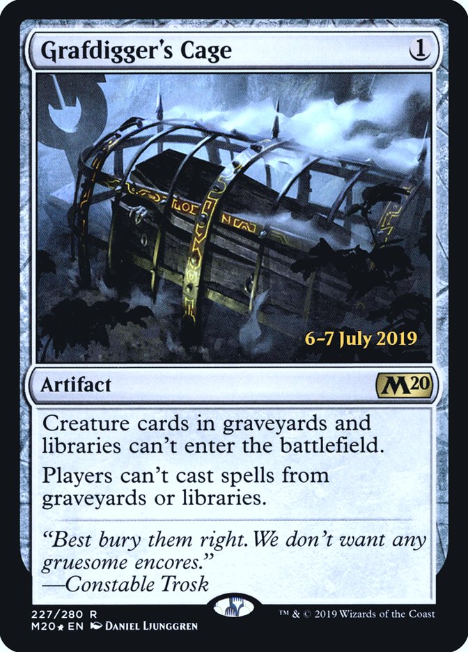 Grafdigger's Cage [Core Set 2020 Prerelease Promos] | Yard's Games Ltd