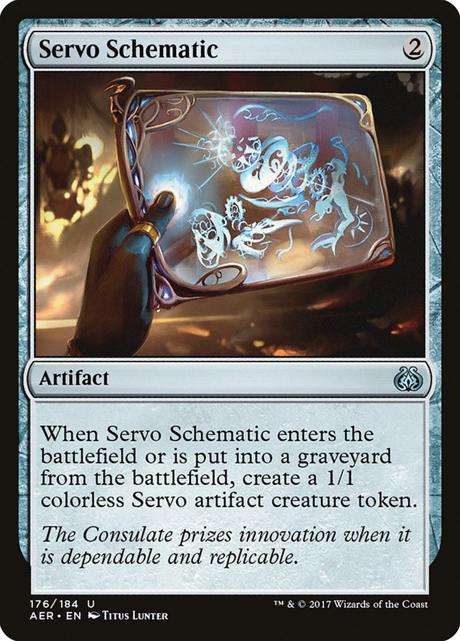 Servo Schematic [Aether Revolt] | Yard's Games Ltd