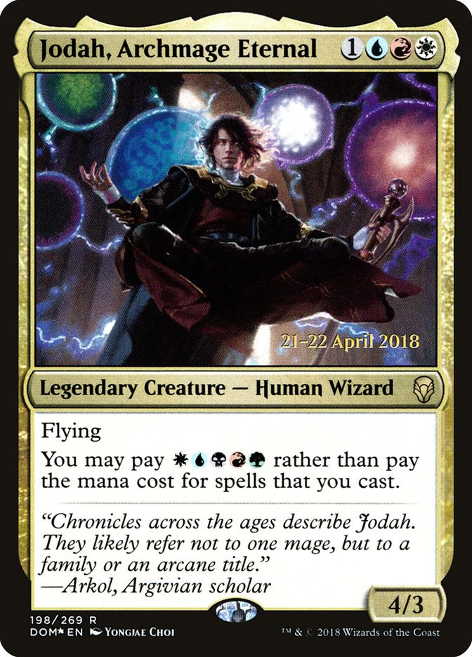 Jodah, Archmage Eternal [Dominaria Prerelease Promos] | Yard's Games Ltd