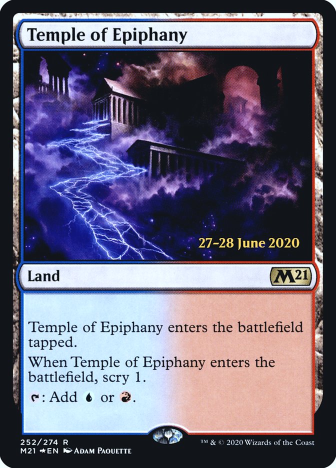 Temple of Epiphany [Core Set 2021 Prerelease Promos] | Yard's Games Ltd