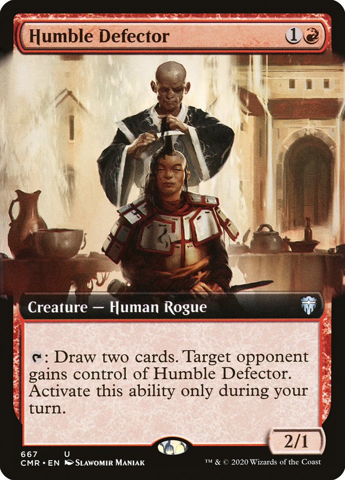 Humble Defector (Extended Art) [Commander Legends] | Yard's Games Ltd