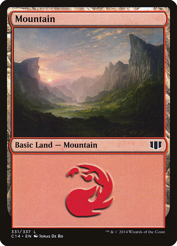 Mountain (331) [Commander 2014] | Yard's Games Ltd