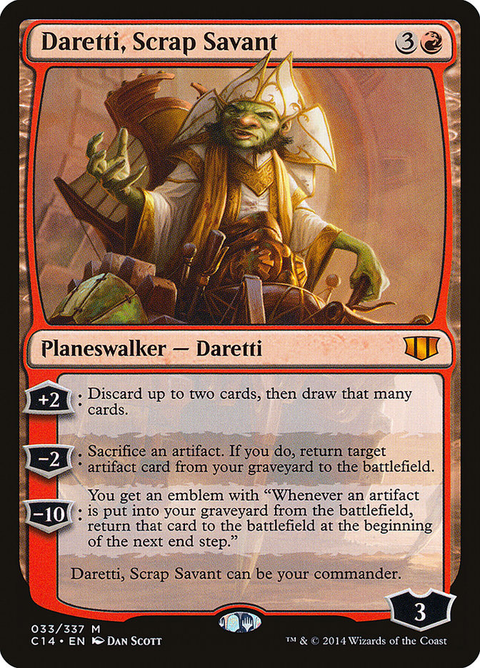 Daretti, Scrap Savant [Commander 2014] | Yard's Games Ltd