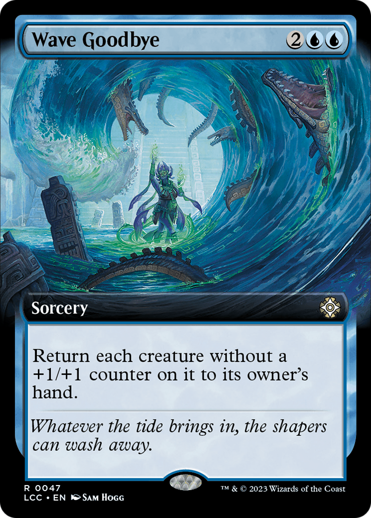 Wave Goodbye (Extended Art) [The Lost Caverns of Ixalan Commander] | Yard's Games Ltd