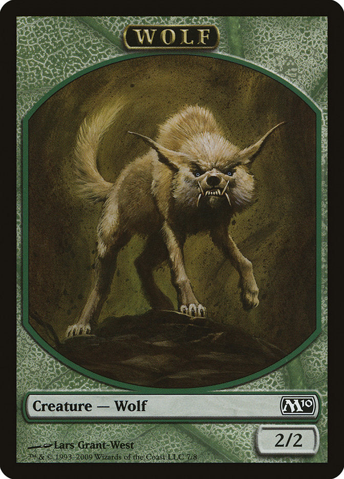 Wolf Token [Magic 2010 Tokens] | Yard's Games Ltd