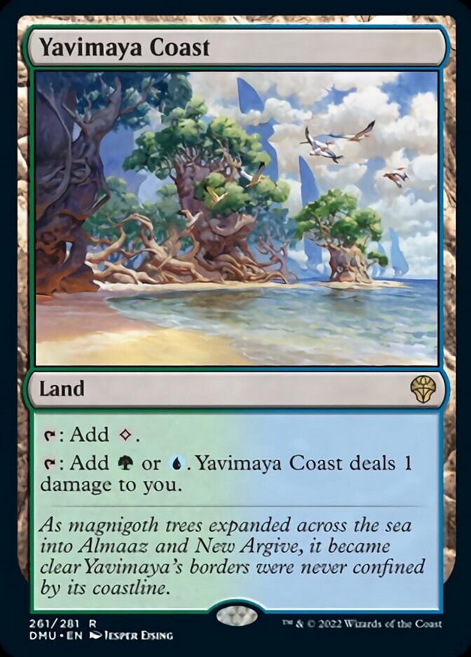 Yavimaya Coast [Dominaria United] | Yard's Games Ltd