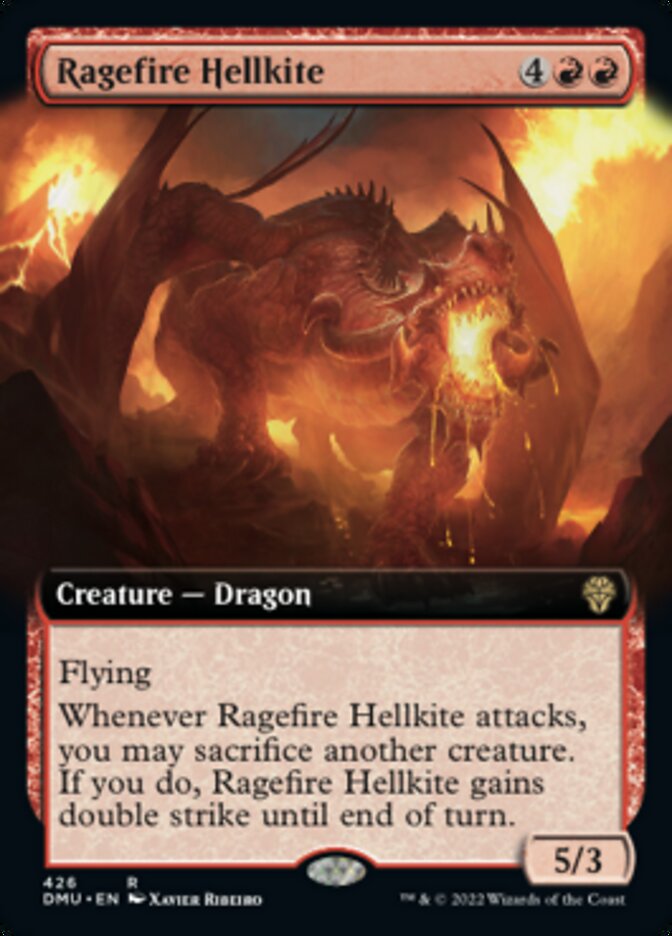 Ragefire Hellkite (Extended Art) [Dominaria United] | Yard's Games Ltd