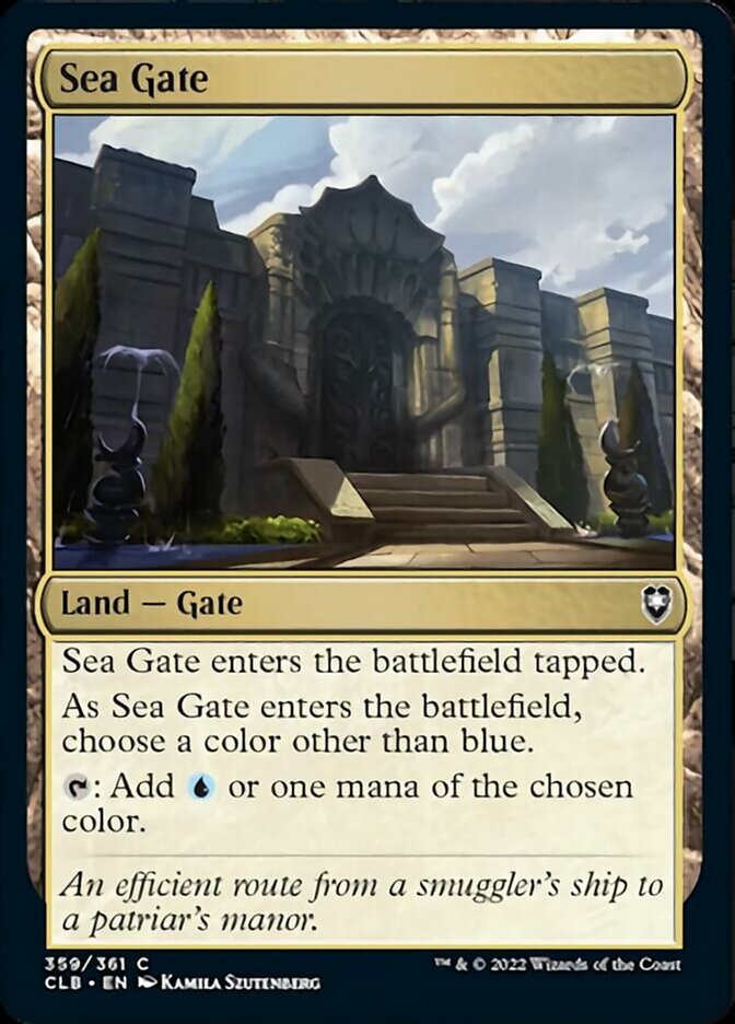 Sea Gate [Commander Legends: Battle for Baldur's Gate] | Yard's Games Ltd