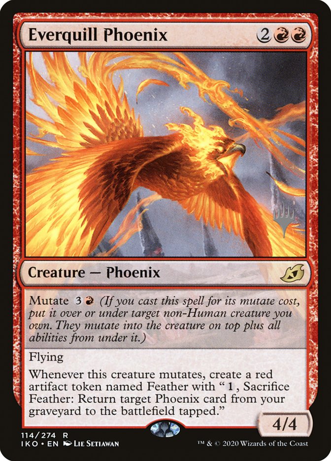 Everquill Phoenix (Promo Pack) [Ikoria: Lair of Behemoths Promos] | Yard's Games Ltd