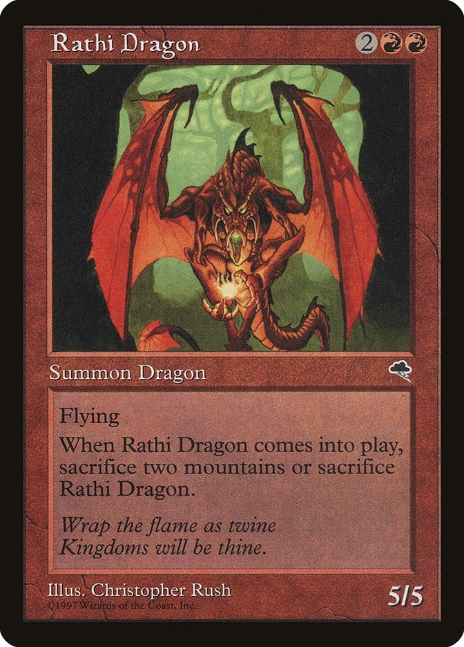 Rathi Dragon [Tempest] | Yard's Games Ltd