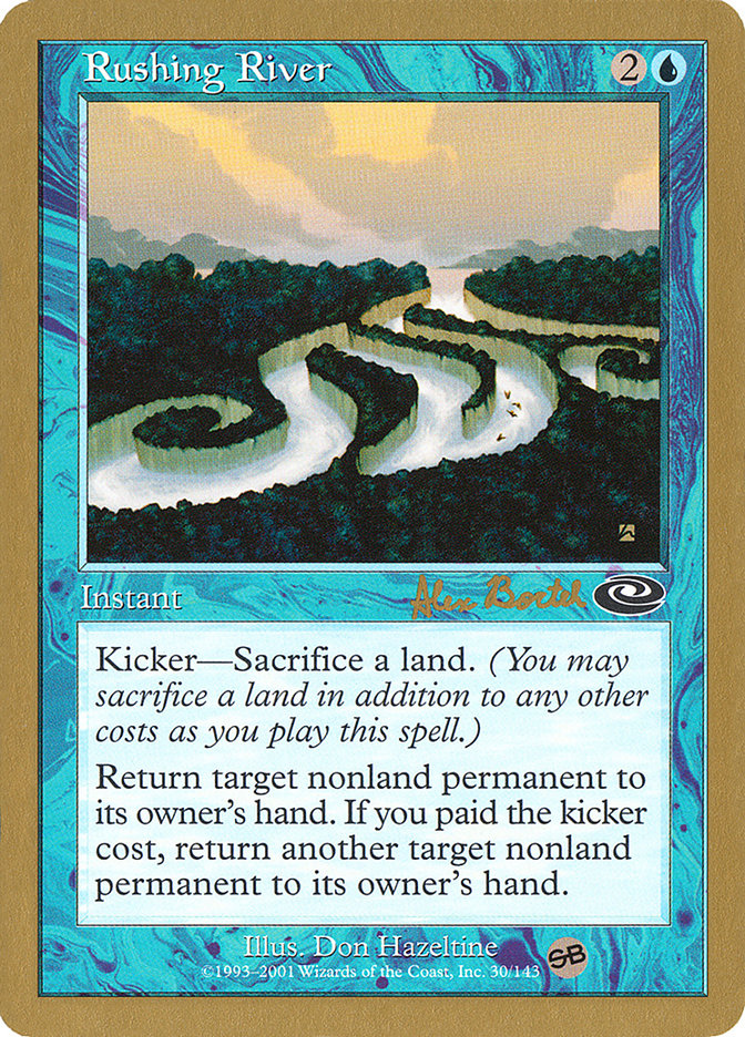 Rushing River (Alex Borteh) (SB) [World Championship Decks 2001] | Yard's Games Ltd