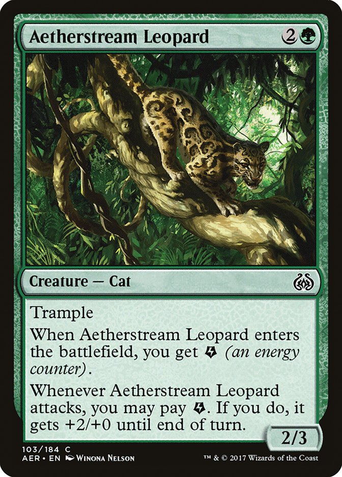 Aetherstream Leopard [Aether Revolt] | Yard's Games Ltd