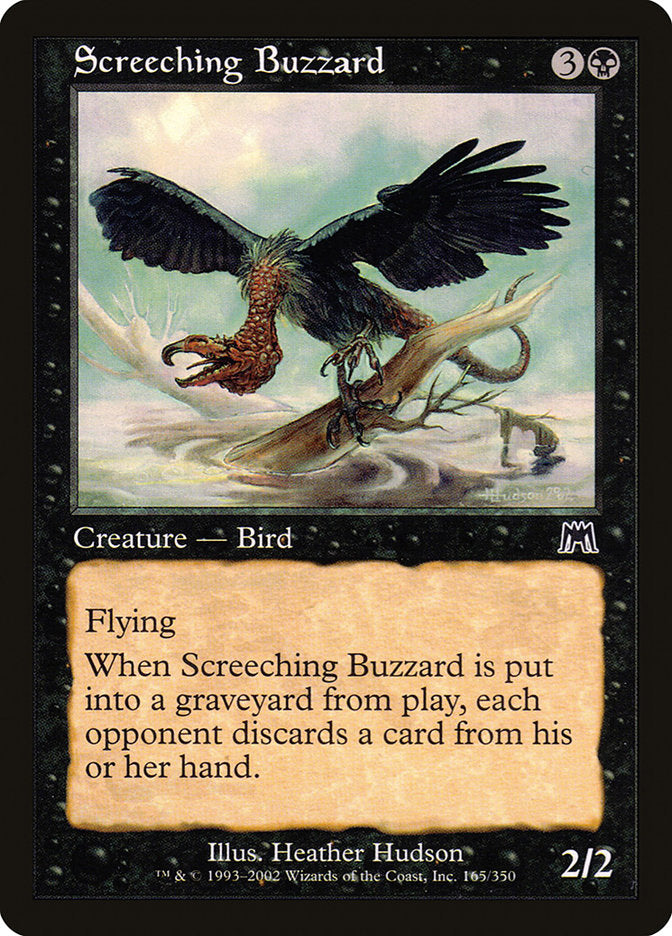 Screeching Buzzard [Onslaught] | Yard's Games Ltd