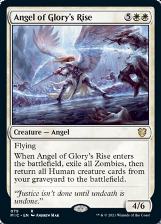 Angel of Glory's Rise [Innistrad: Midnight Hunt Commander] | Yard's Games Ltd