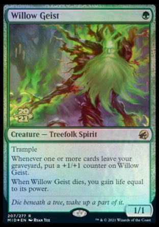 Willow Geist [Innistrad: Midnight Hunt Prerelease Promos] | Yard's Games Ltd