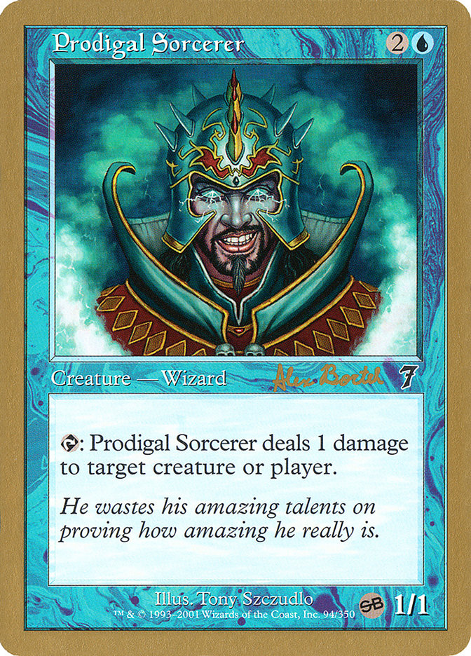 Prodigal Sorcerer (Alex Borteh) (SB) [World Championship Decks 2001] | Yard's Games Ltd