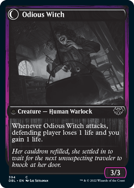 Ragged Recluse // Odious Witch [Innistrad: Double Feature] | Yard's Games Ltd