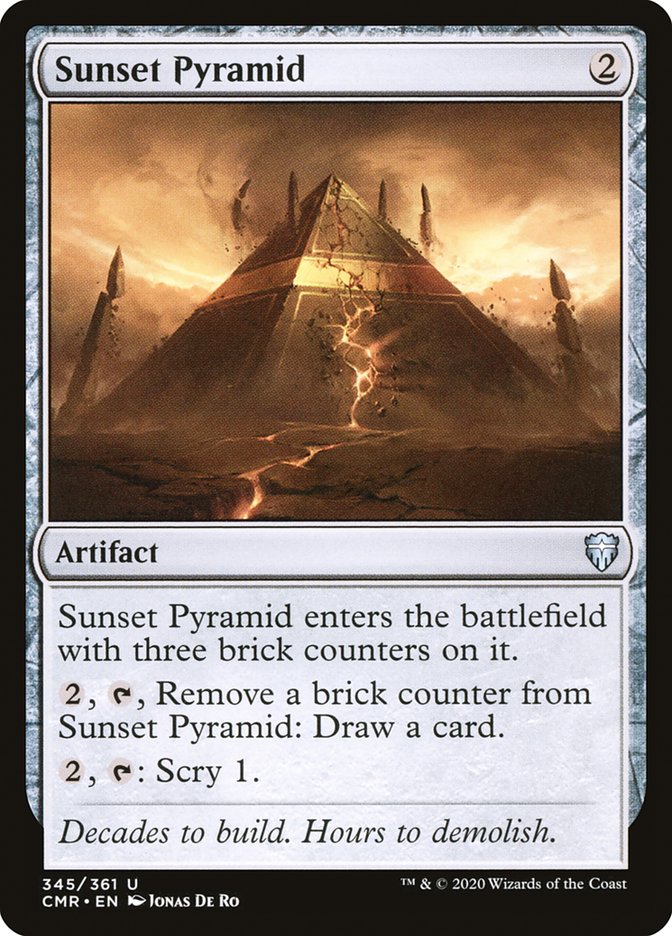 Sunset Pyramid [Commander Legends] | Yard's Games Ltd