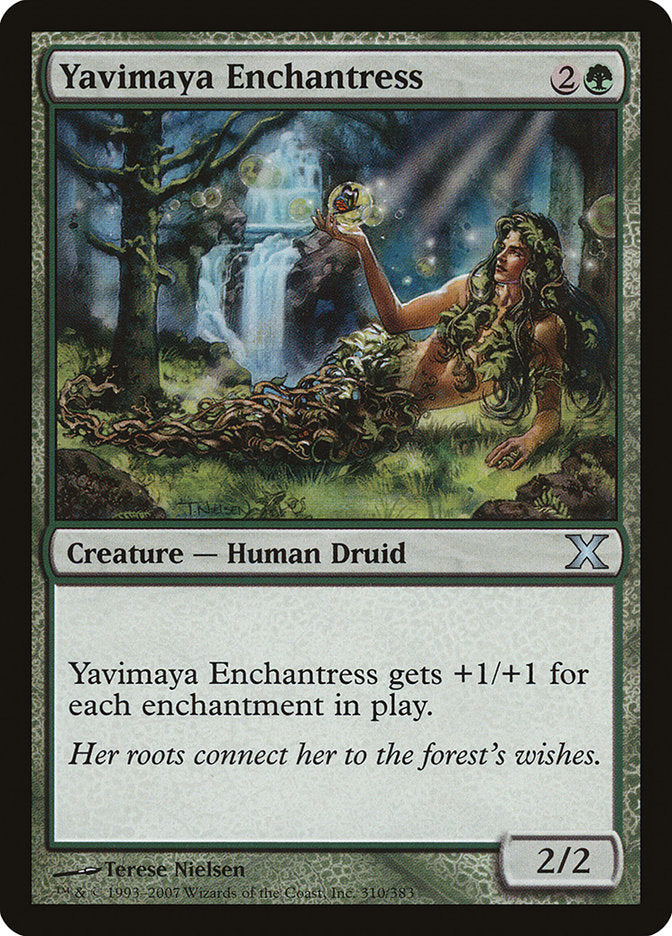 Yavimaya Enchantress [Tenth Edition] | Yard's Games Ltd