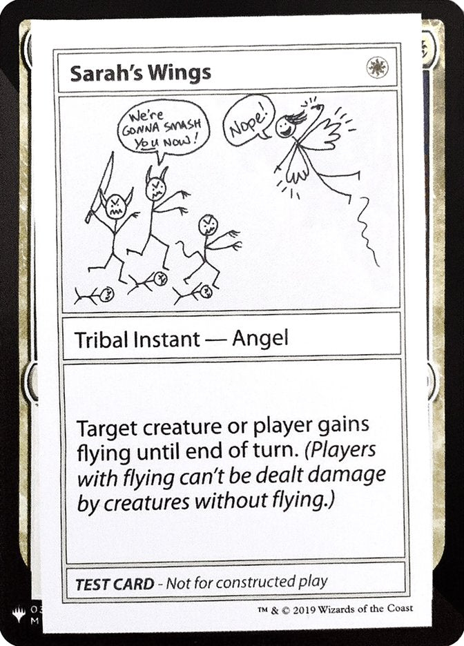 Sarah's Wings [Mystery Booster Playtest Cards] | Yard's Games Ltd