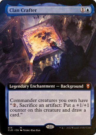 Clan Crafter (Extended Art) [Commander Legends: Battle for Baldur's Gate] | Yard's Games Ltd