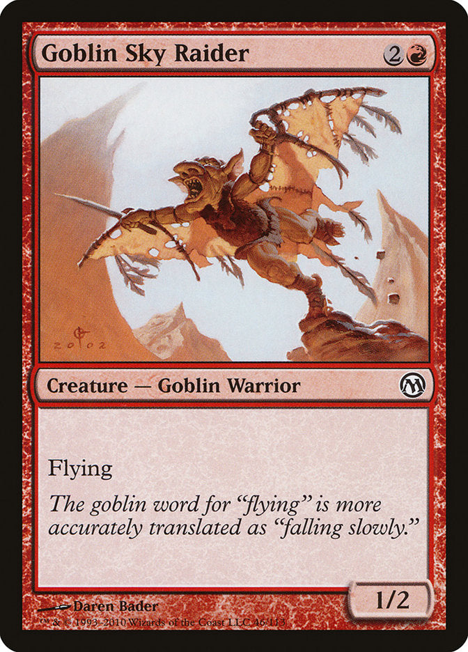 Goblin Sky Raider [Duels of the Planeswalkers] | Yard's Games Ltd