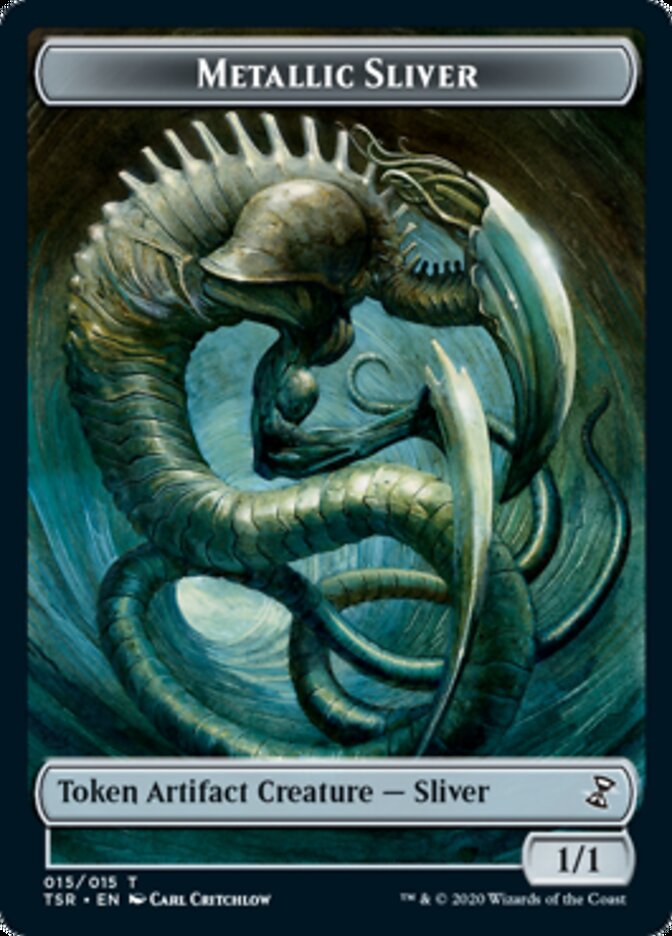 Metallic Sliver Token [Time Spiral Remastered Tokens] | Yard's Games Ltd