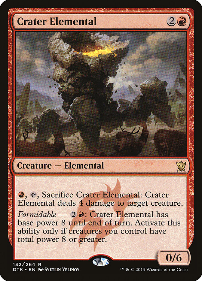 Crater Elemental [Dragons of Tarkir] | Yard's Games Ltd