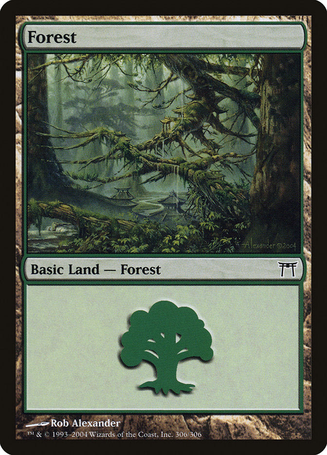 Forest (306) [Champions of Kamigawa] | Yard's Games Ltd