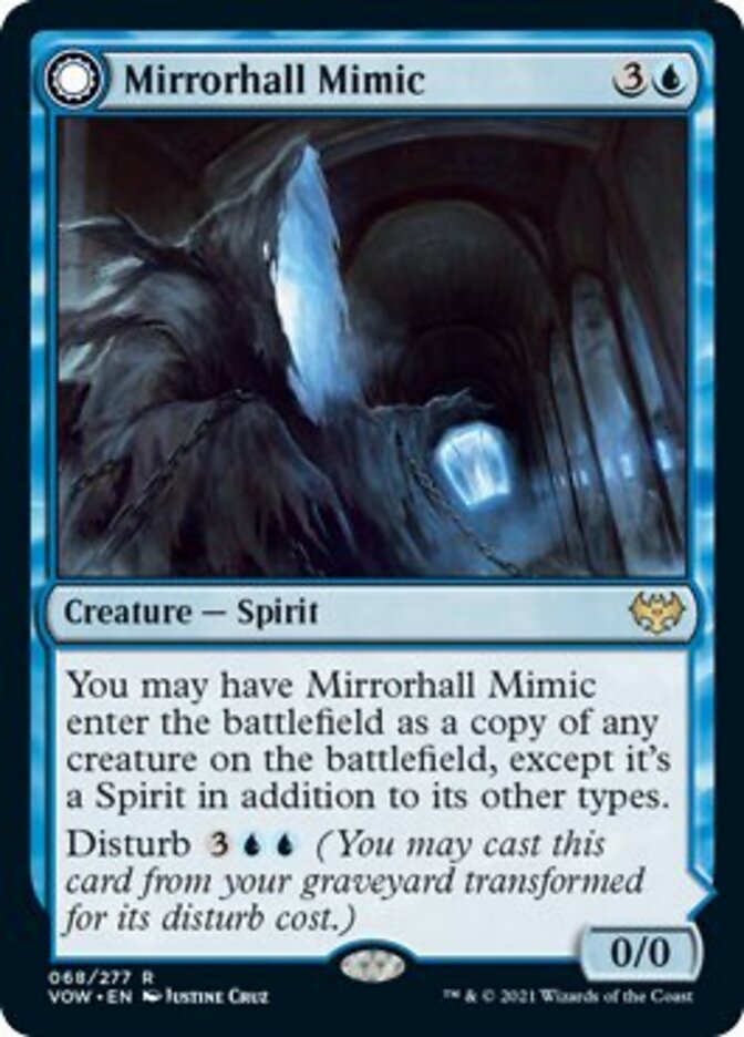 Mirrorhall Mimic // Ghastly Mimicry [Innistrad: Crimson Vow] | Yard's Games Ltd