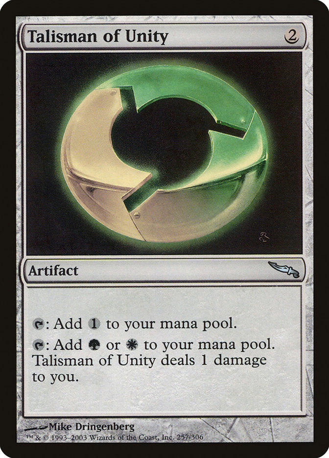 Talisman of Unity [Mirrodin] | Yard's Games Ltd