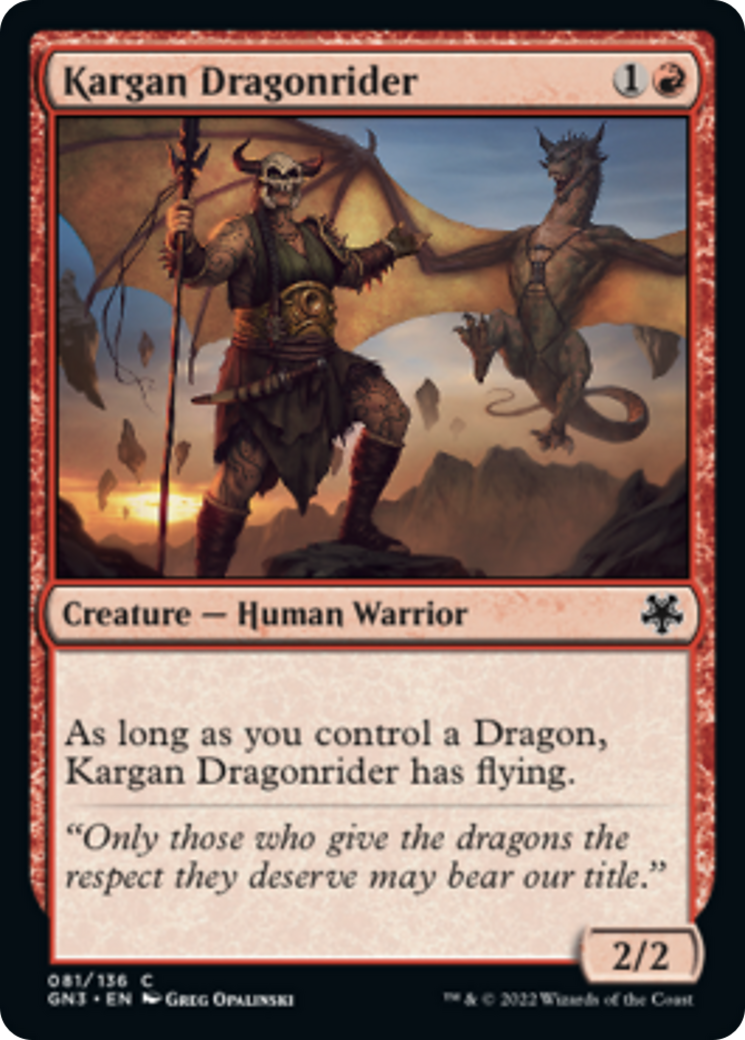 Kargan Dragonrider [Game Night: Free-for-All] | Yard's Games Ltd