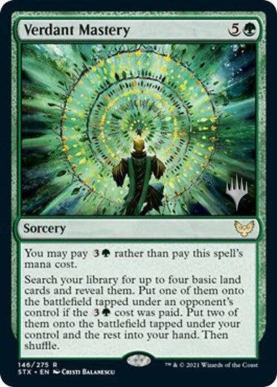 Verdant Mastery (Promo Pack) [Strixhaven: School of Mages Promos] | Yard's Games Ltd