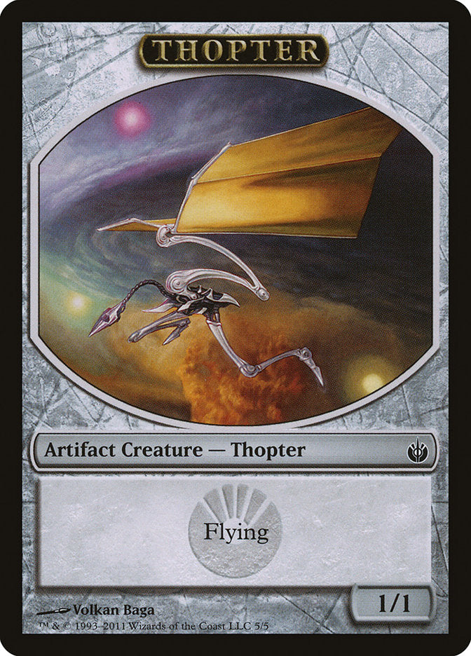 Thopter Token [Mirrodin Besieged Tokens] | Yard's Games Ltd