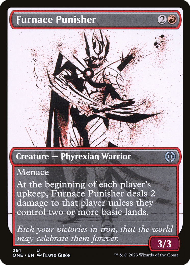 Furnace Punisher (Showcase Ichor) [Phyrexia: All Will Be One] | Yard's Games Ltd