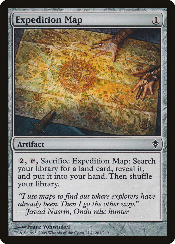 Expedition Map [Zendikar] | Yard's Games Ltd