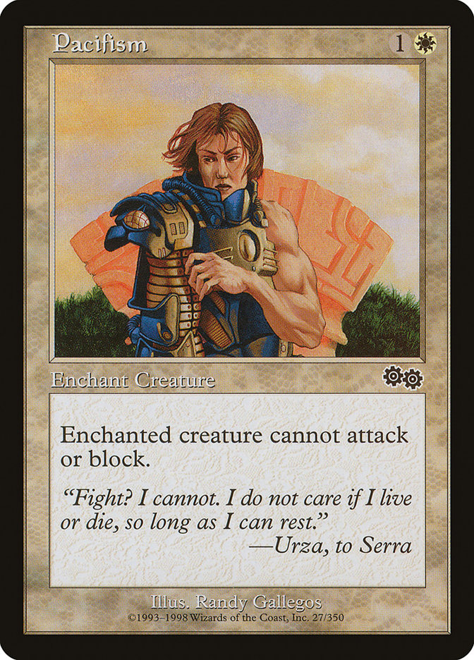 Pacifism [Urza's Saga] | Yard's Games Ltd