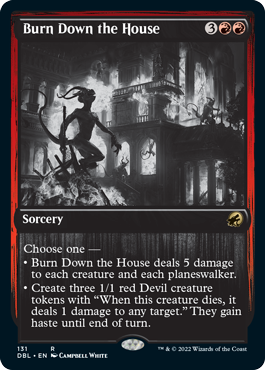 Burn Down the House [Innistrad: Double Feature] | Yard's Games Ltd