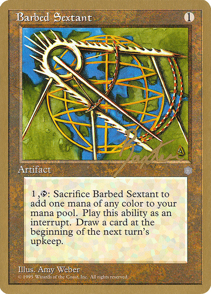 Barbed Sextant (George Baxter) [Pro Tour Collector Set] | Yard's Games Ltd