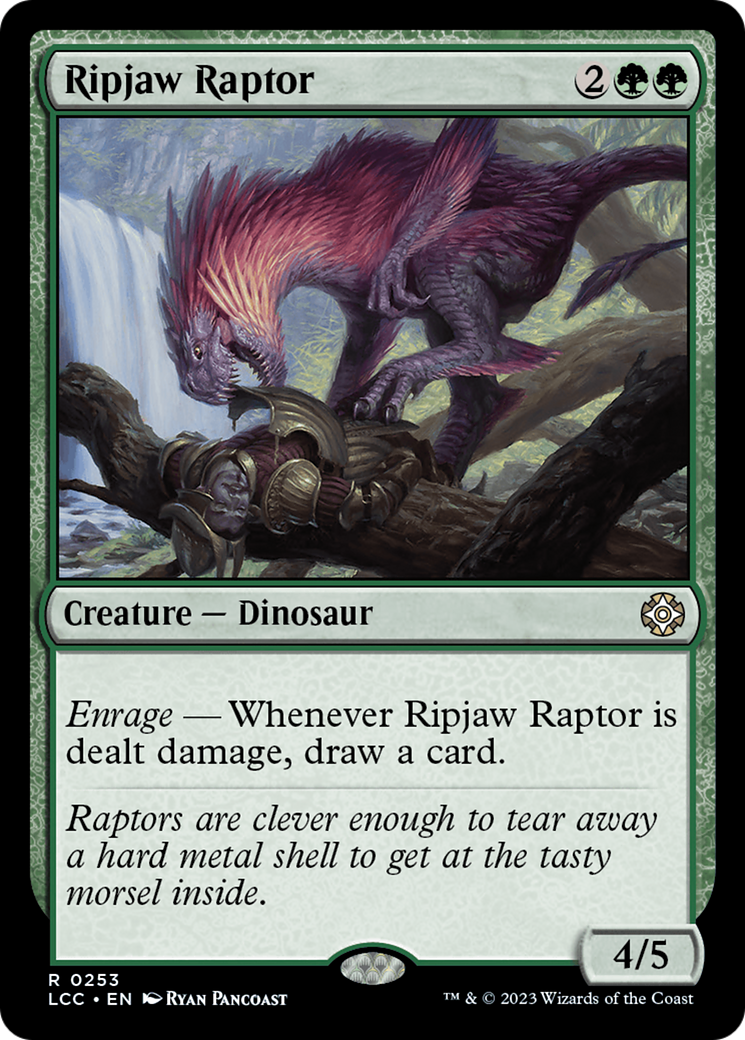 Ripjaw Raptor [The Lost Caverns of Ixalan Commander] | Yard's Games Ltd