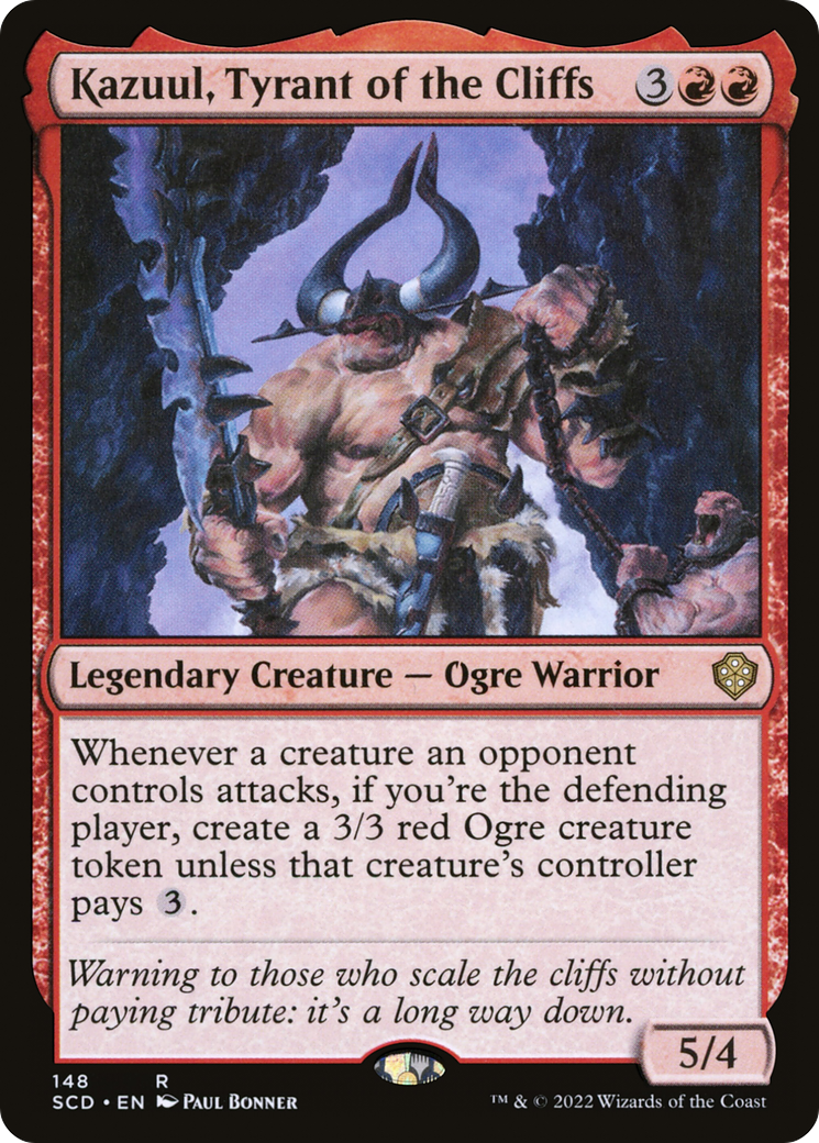 Kazuul, Tyrant of the Cliffs [Starter Commander Decks] | Yard's Games Ltd