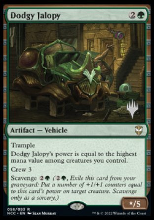 Dodgy Jalopy (Promo Pack) [Streets of New Capenna Commander Promos] | Yard's Games Ltd