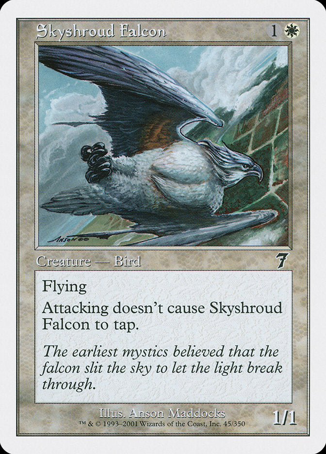 Skyshroud Falcon [Seventh Edition] | Yard's Games Ltd