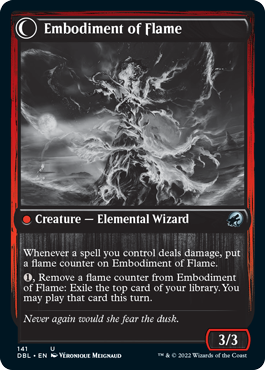 Flame Channeler // Embodiment of Flame [Innistrad: Double Feature] | Yard's Games Ltd